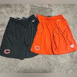 2 Nike Chicago Bears men’s shorts size L